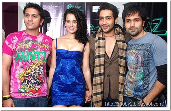 Kangana Ranaut in Minis at success bash of Raaz-2