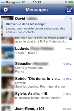 Discuter avec vos amis sur mobile avec Facebook Messenger