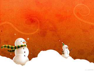 Snowman desktop wallpaper