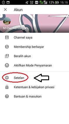 cara setting youtube go untuk anak