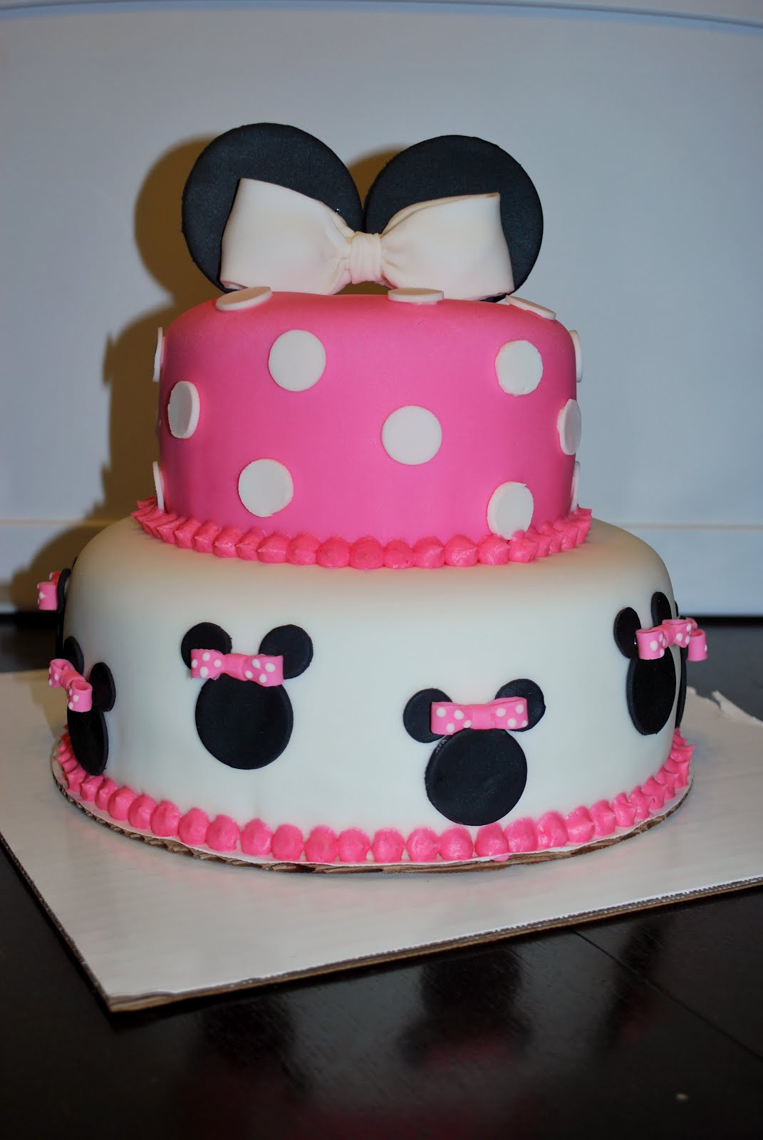 really cool birthday cakes This is the Minnie Mouse cake I made for a very special little two 