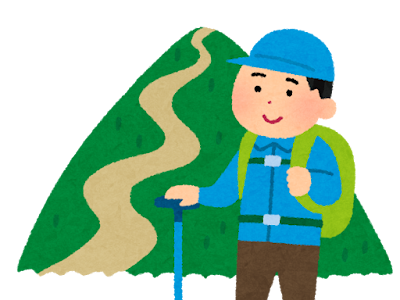コンプリート！ 登山 ハイ���ング イラスト 無料 406999-ハイキング イラスト フリ��� 無料