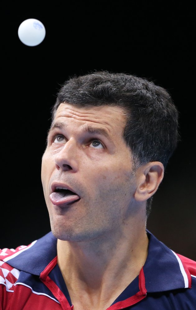 Wajah-wajah Lucu Pemain Tenis Meja Olimpiade 2012 ...