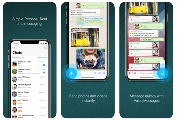 Download WhatsApp messenger for iPhone