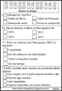 Simulado de português sobre dengue