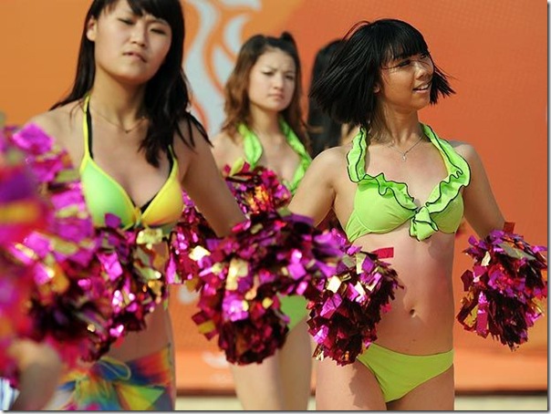 Cheerleaders dos jogos asiaticos