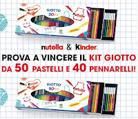 Concorso "Con Nutella e Kinder vinci Kit Giotto 2022" ( 2.400 premi)