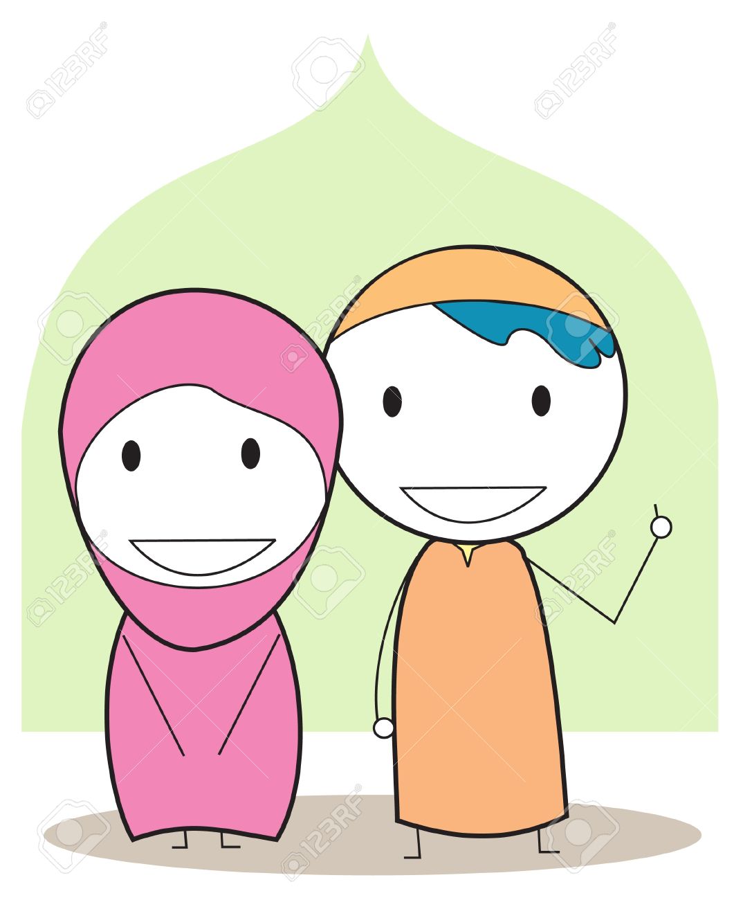 Gambar Animasi Kartun Anak Islami