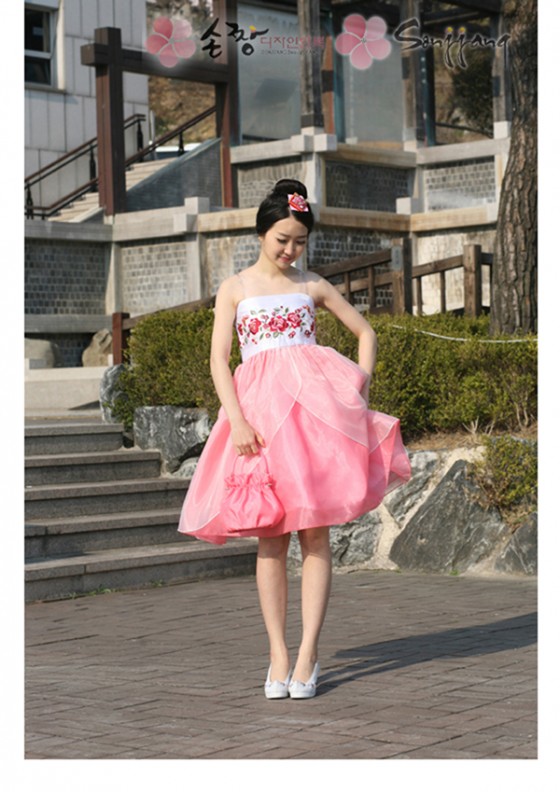 Dress Korea Baju Korean Hanbok Modern Busana Korea