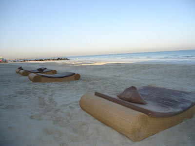 cabana at UAE's best private beach
