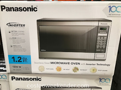 Costco 657723 - Panasonic Stainless Steel Microwave Oven (NN-SA651S): sleek and modern looking