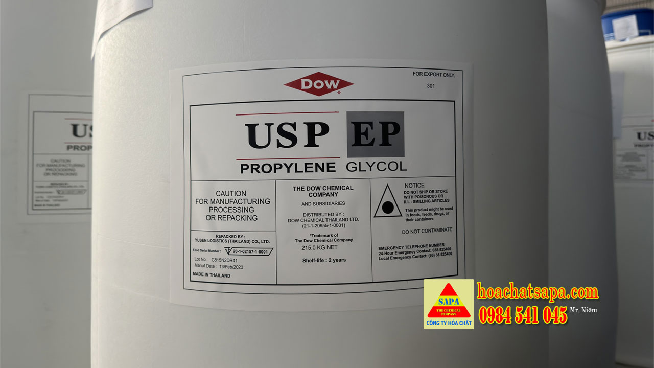 Propylene Glycol USP/EP (PG dược)