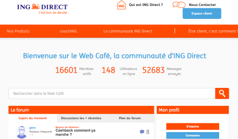 Web Café ING Direct