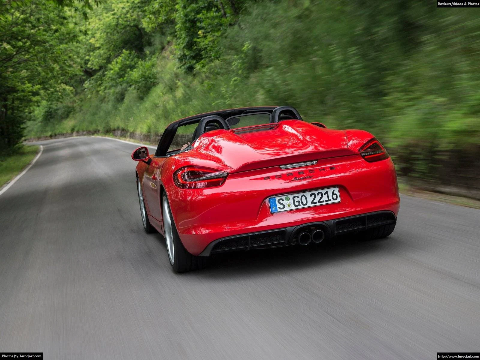 Hình ảnh xe ô tô Porsche Boxster Spyder 2016 & nội ngoại thất