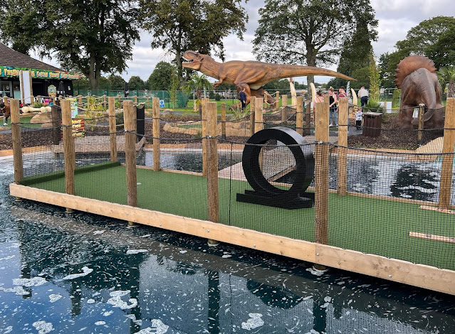 Jurassic Cove Adventure Golf, Nottingham. Photo by James Trubridge, August 2023