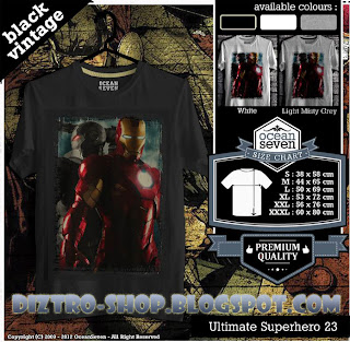 Kaos Superhero Iron Man