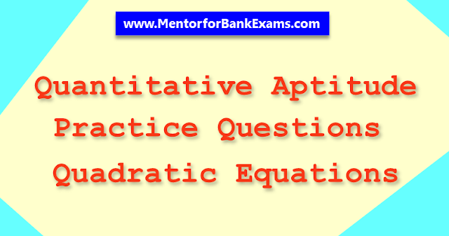 Mentor for Bank Exams