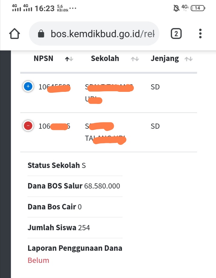 Cek Status Pencairan Dana Bos Tahap 1 2021 - Darisd.com