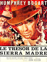 LE TRESOR DE LA SIERRA MADRE. Cartel reposición 1962: 120 x 160 cms. Francia. Arte: René Ferracci, Yves Thos. Agencia: Publicité J. Fourastié.  Imprenta. Établissements Saint-Martin, París. EL TESORO DE SIERRA MADRE. The Treasure of the Sierra Madre. 1948. Estados Unidos. Dirección: John Huston. Reparto: Humphrey Bogart, Walter Huston, Tim Holt, Bruce Bennett, Barton MacLane, Alfonso Bedoya, Arturo Soto Rangel, Manuel Dondé, José Torvay, Margarito Luna.