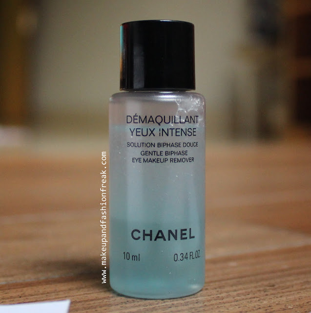 Chanel Gentle Biphase Eye Makeup Remover.