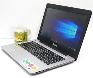 Laptop Design ASUS A456U Double VGA Second di Malang