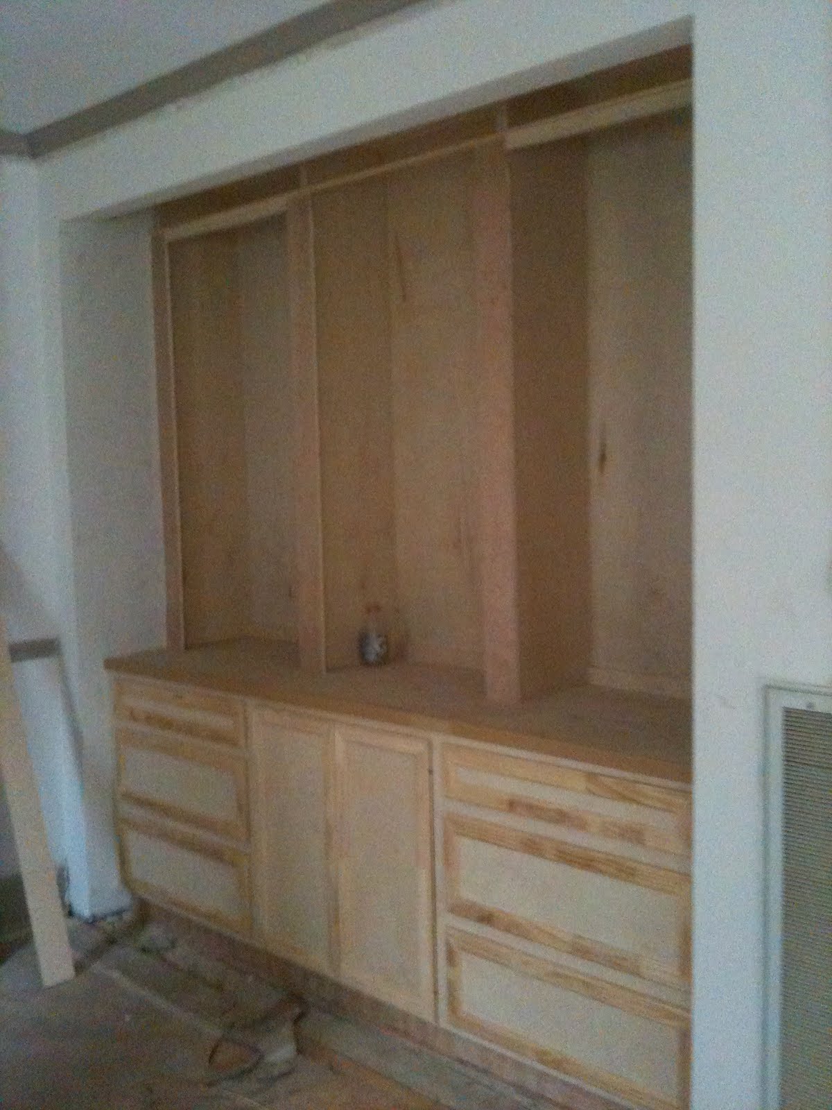 Dining Room Built in Cabinets