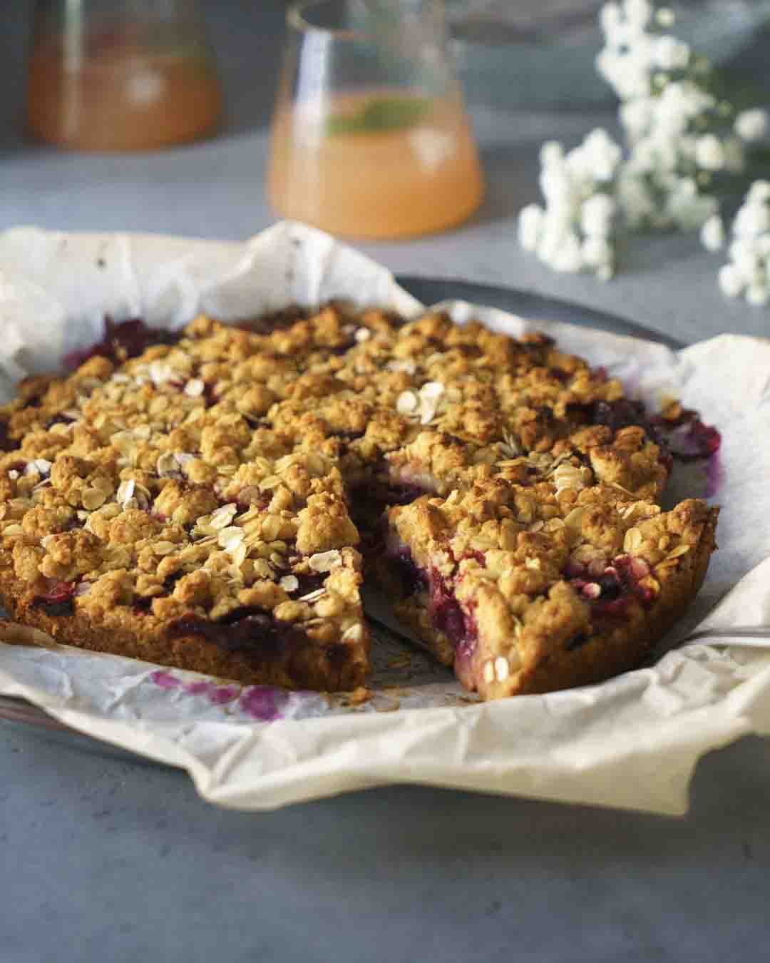 tarte facile, dessert aux fruits , recette rapide , pique nique