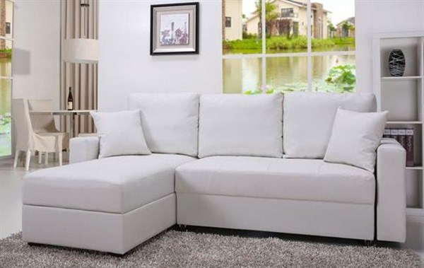 Modern leather sofas and sectionals for small spaces