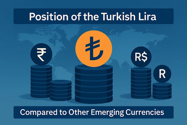 他の新興国通貨と比べたトルコリラの位置づけ