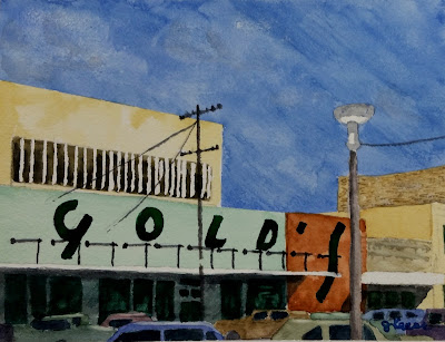 Golds Department Store - Georgetown - Watercolor - John Keese