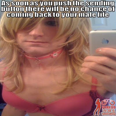 No Coming Back Sissy TG Caption - TG Captions and more - Crossdressing and Sissy Tales and Captioned images