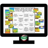 EARTH SCIENCE Activities for Test Prep, Test Review, Study Guides, and Vocabulary Review--PICTURE PUZZLES