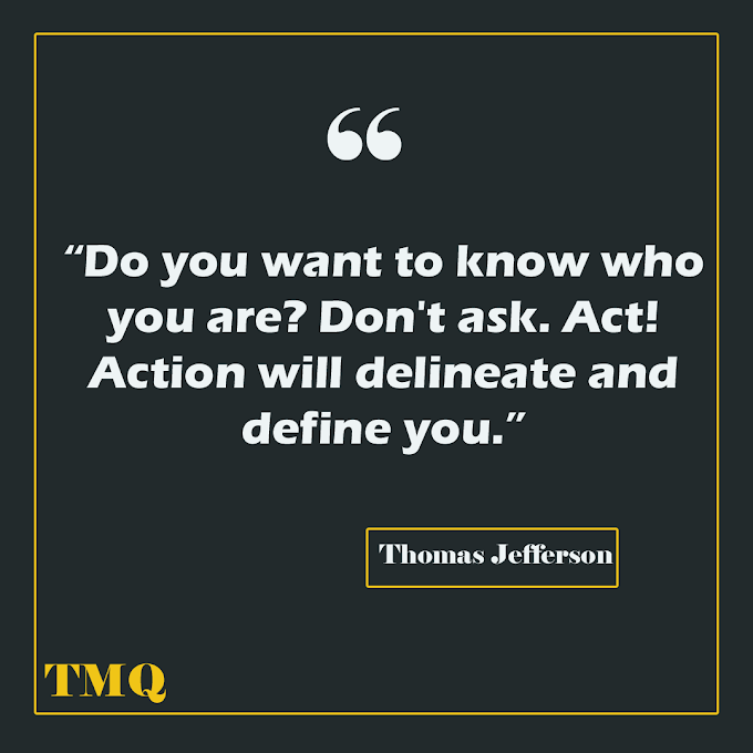 Action Will Define You Motivational Lines By Thomas
