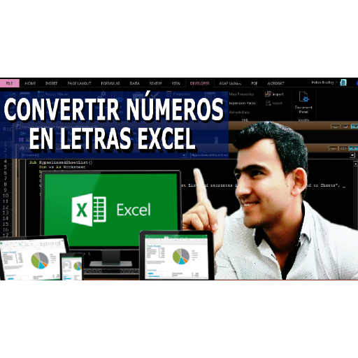 como convertir los numeros en letras en excel