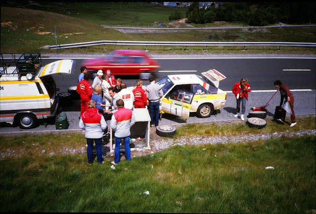 Audi Quattro Road side service area UK