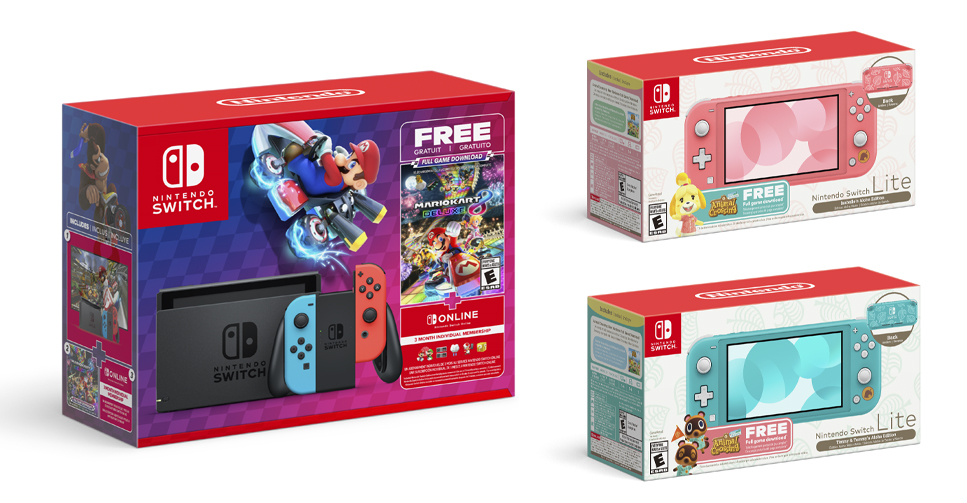 Novo Nintendo Switch Azul e Vermelho Neon + Jogo Mario Kart 8 Novo