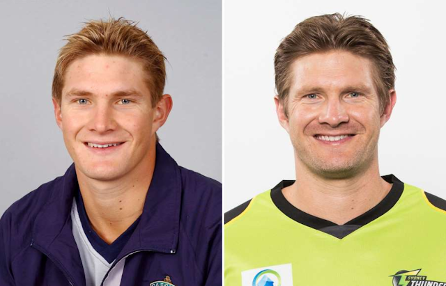 Shane Watson then and now