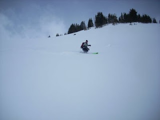 Backcountry telemark skiing in Colorado