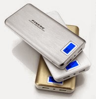 GENUINE PINENG PN-999 20000mAh Power Bank with LCD Display White