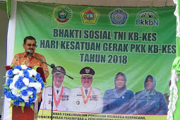 Bupati Karimun Membuka Kegiatan Bakti Sosial TNI KB-Kes 