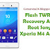 How to root Sony Xperia M4 Aqua E2353 and install TWRP Recovery