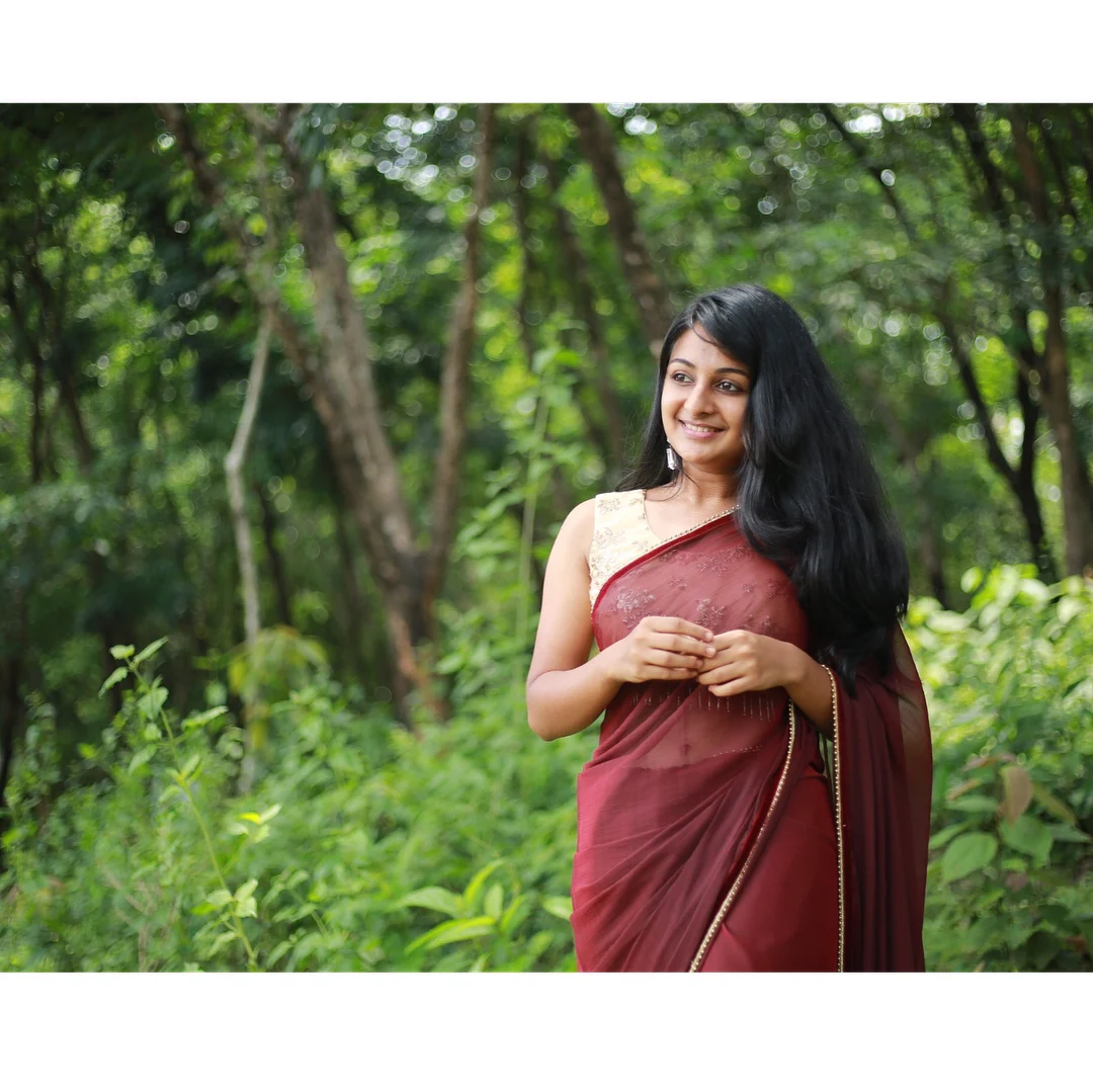 Esther Anil In Saree