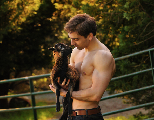 Hot Guys And Baby Animals Calendar 2011. The gist: Hot guys and baby