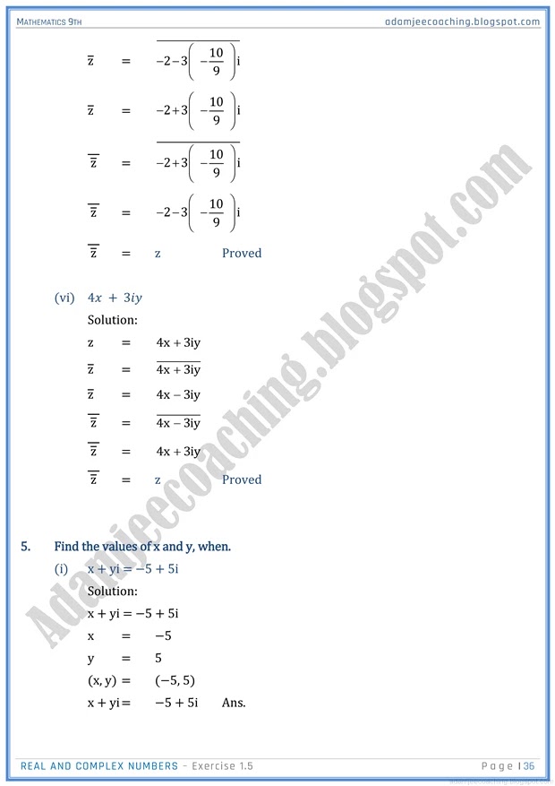 real-and-complex-numbers-exercise-1-5-mathematics-9th