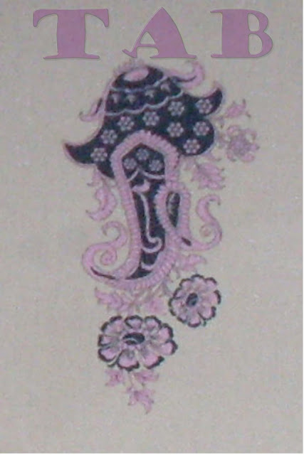 paisley motif ship design