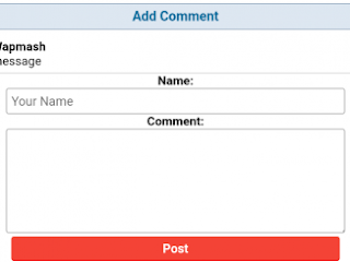 Add a comment box on wapkiz file download page