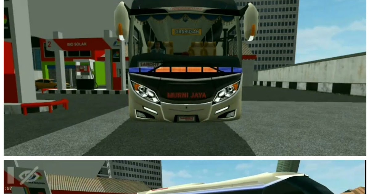 Livery Bus XHD Murni Jaya BUSSID  Gudang Livery Skin 