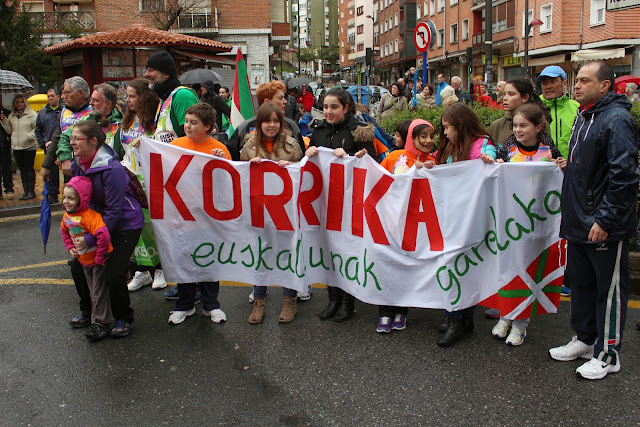 Korrika a su paso por Barakaldo en 2015