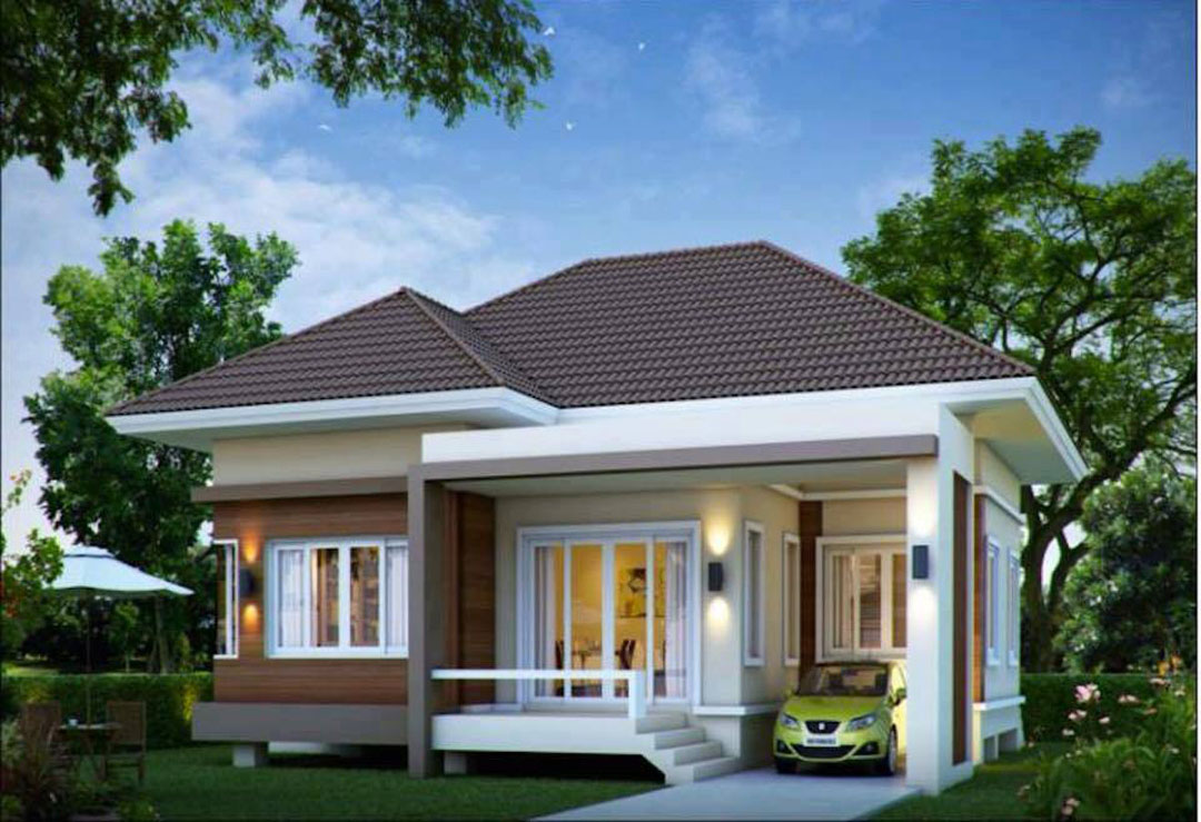  Rumah  Minimalis  Satu  Lantai  Tampak Depan 2019 Desain Rumah 