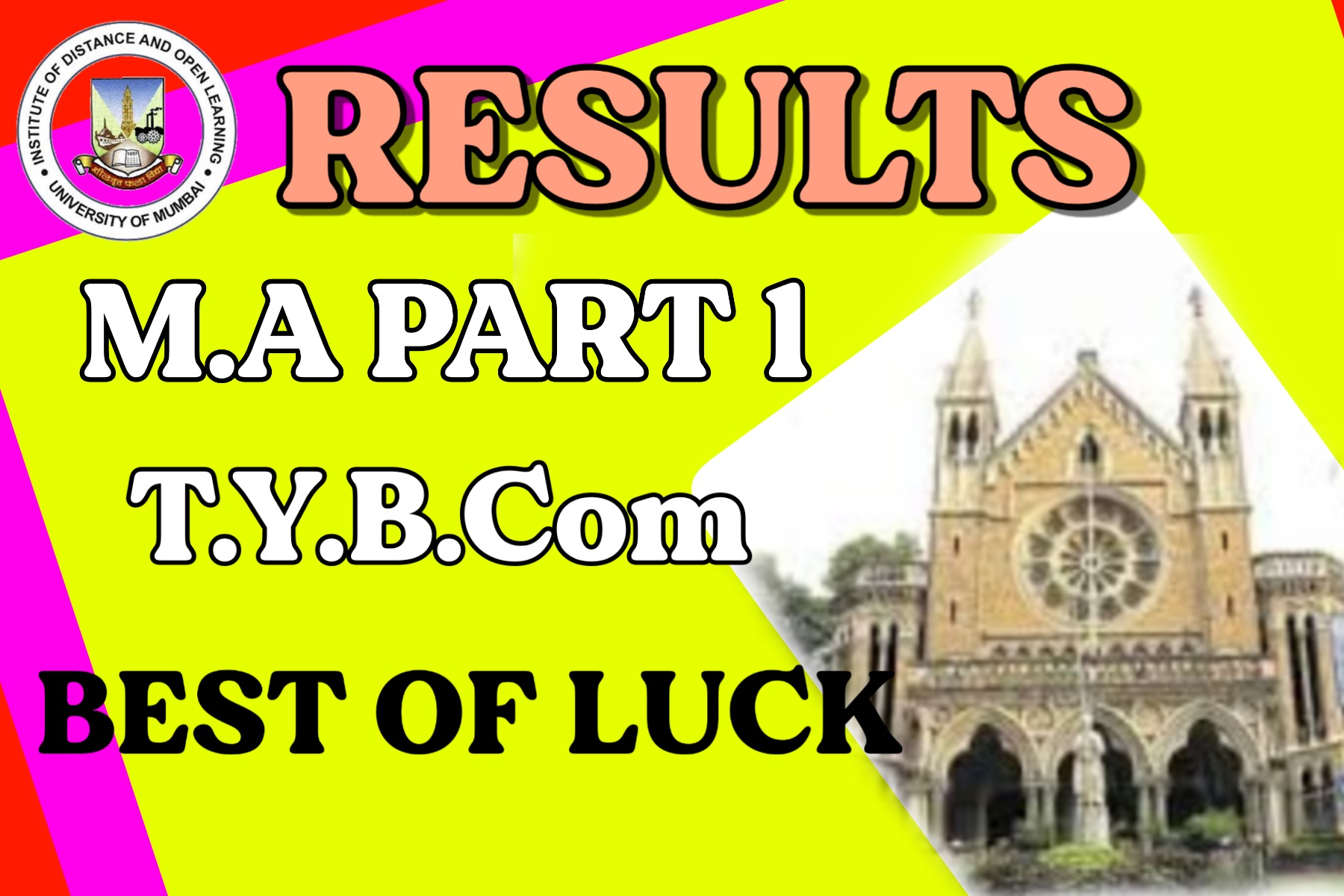 Mumbai University (IDOL) Results 2021